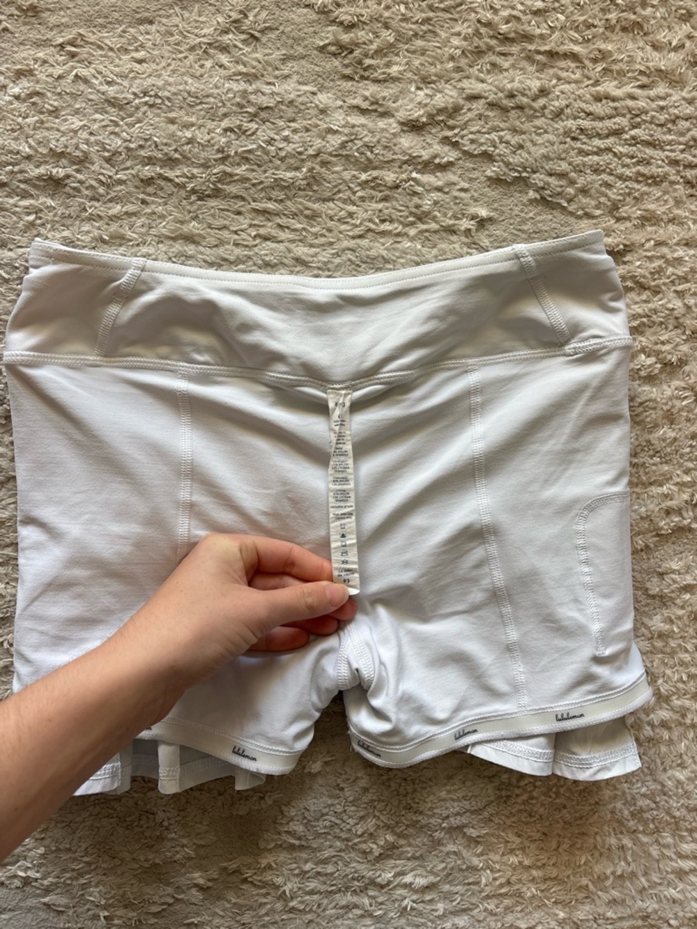 lululemon athletica Pace Setter Skirt - White - Picture 6 of 12